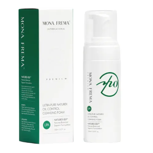 Sữa Rửa Mặt Tạo Bọt Làm Sạch Sâu Mona Prema UPA Ultra Pure Naturex Oil Control Cleansing Foam 150ml