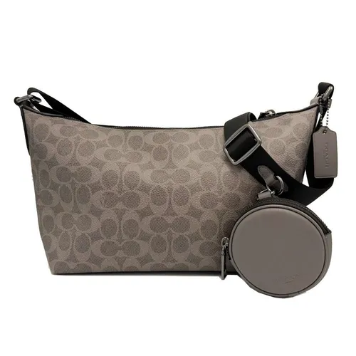 Túi Đeo Chéo Nam Coach Small Finn Crossbody Bag Màu Xám Nhạt