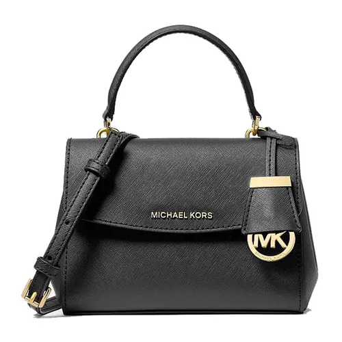 Túi Đeo Chéo Nữ Michael Kors MK Ava Extra-Small Saffiano Leather Crossbody 32F5GAVC1L Black Màu Đen