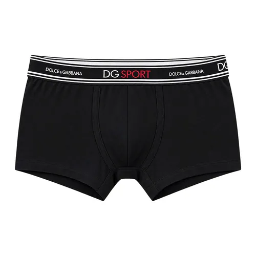 Quần Lót Nam Dolce & Gabbana Black Sport Shorts M4F57J ON0GOH Màu Đen Size 3