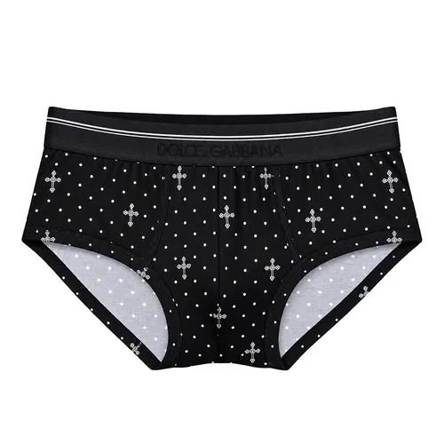 Quần Lót Nam Dolce & Gabbana D&G Họa Tiết M15790 ONE36 Màu Đen Size 4