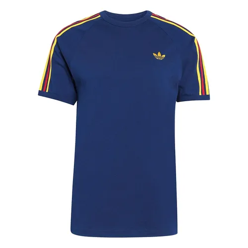 Áo Thun Nam Adidas T-Shirt With 3 Stripes Dark Blue KC8642 Màu Xanh Đậm Size S