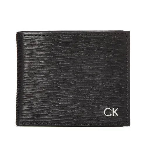 Ví Nam Calvin Klein CK Billfold With Coin Pocket Bifold Wallet 31CK130008 Màu Đen