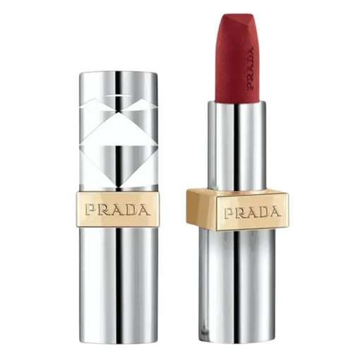 Son Lì Prada Monochrome Hyper Matte B03 Mahogany Màu Đỏ Nâu Đất