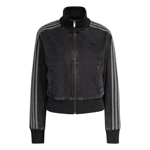 Áo Khoác Denim Nữ Adidas Firebird Track Top Denim Jacket KD2898 Màu Đen Size XS