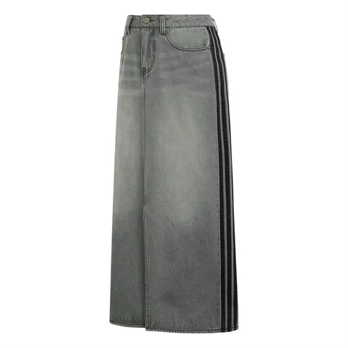 Chân Váy Nữ Adidas 3-Stripe Denim Pencil Skirt KD2929 Màu Xám Size 28
