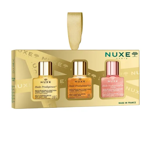 Set Dầu Khô Dưỡng Da Hương Hoa Nuxe Huile Prodigieuse The 3 Prodigieux Dry Oil (3 x 10ml)