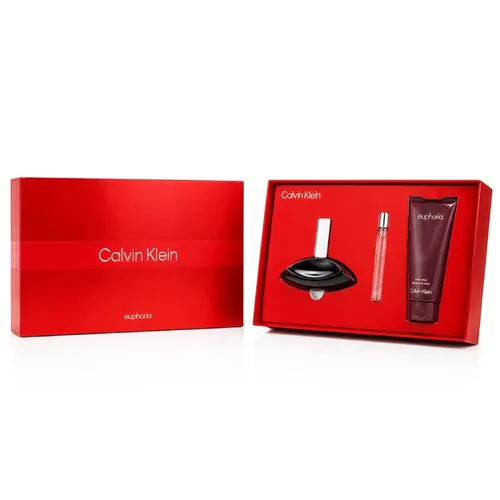Set Nước Hoa Nữ Calvin Klein CK Euphoria (EDP 100ml, Bodylotion 200ml, Mini 10ml)