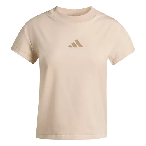 Áo Thun Nữ Adidas Z.N.E. T-Shirt KC7740 Màu Be Size M