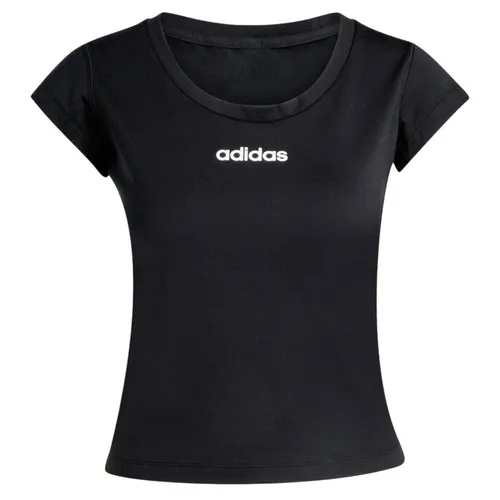 Áo Thun Nữ Adidas Baby Tee Hyperglam Black KC7676 T-Shirt Màu Đen Size XS
