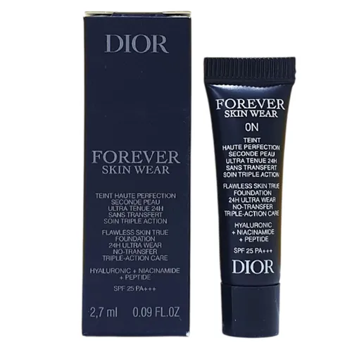 Kem Nền Dior Forever Clean Skin Wear Foundation 24h Wear Mini SPF20 PA+++ Tone 0N, 2.7ml