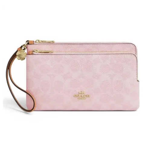 Ví Nữ Coach Portefeuille En Cuir Màu Hồng