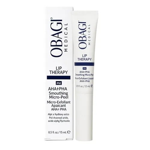 Tinh Chất Làm Sạch Tế Bào Da Chết Và Làm Mịn Môi Obagi Lip Therapy AHA + PHA 15ml
