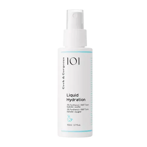 Toner Dạng Xịt Phục Hồi Cấp Ẩm Geek & Gorgeous Liquid Hydration 5% Panthenol + NMF 110ml