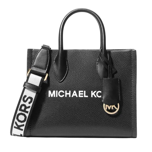 Túi Đeo Chéo Nữ Michael Kors MK Mirella Small Pebbled Leather Crossbody Bag 35S4G7ZC5L Màu Đen