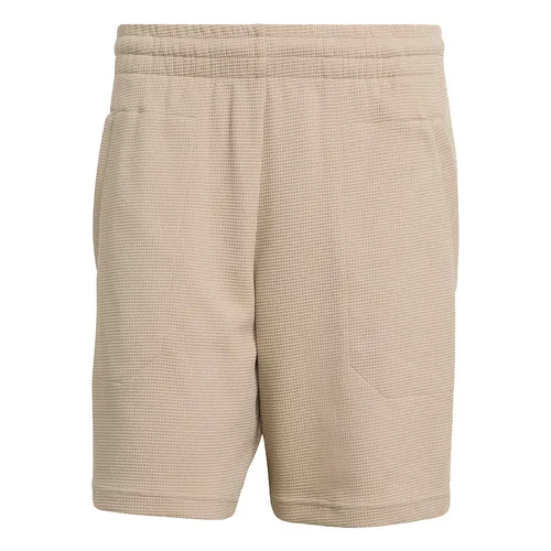 Quần Short Nam Adidas Essentials Three-Leaf Clover Waffle KE1176 Màu Be Size S