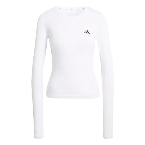 Áo Thun Dài Tay Nữ Adidas Prime Lift Essentials Contour Long-Sleeve Training T-Shirt KD2211 Màu Trắng Size XS