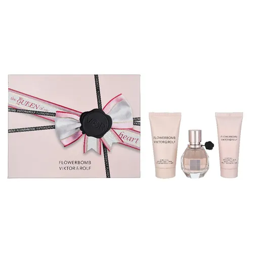 Set Nước Hoa Nữ Viktor & Rolf Flowerbomb EDP 30ml + Dưỡng Thể Body Lotion 50ml + Kem Dưỡng Body Cream 40ml