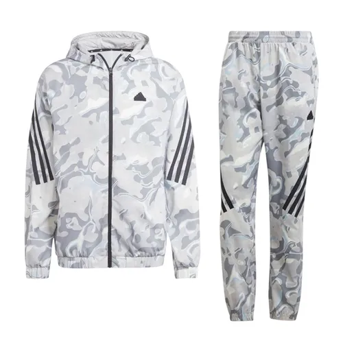 Bộ Quần Áo Nam Adidas Windbreaker IB6124 Màu Xám Size XS (Form Âu)