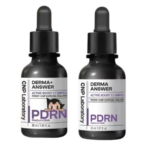 Set Tinh Chất Dưỡng Sáng, Căng Bóng Da CNP Derma Answer Active Boost Ampule 30ml x 2