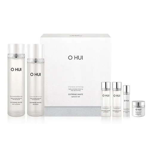 Set Dưỡng Trắng Da Ohui Extreme White 2pcs Special 6 Món