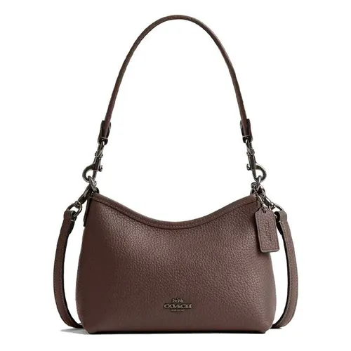 Túi Đeo Vai Nữ Coach Laurel Small Shoulder Bag Dark Stone CBH16 Màu Nâu