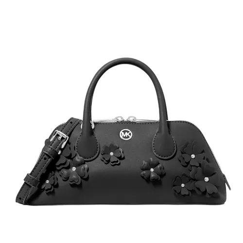 Túi Đeo Chéo Nữ Michael Kors MK Petra Small Floral Embellished Crossbody Bag 35S6S2PC1V Màu Đen