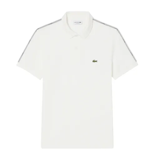 Áo Polo Nam Lacoste Regular Fit Logo Stripe PH0897 - 70V Màu Trắng Size 4