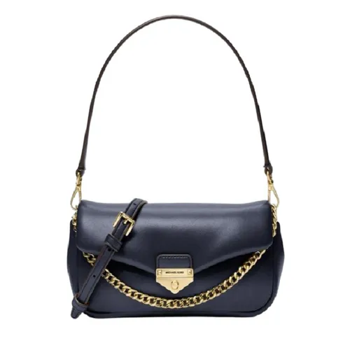 Túi Đeo Chéo Nữ Michael Kors MK Soho Small Convertible Crossbody Bag Màu Xanh Navy