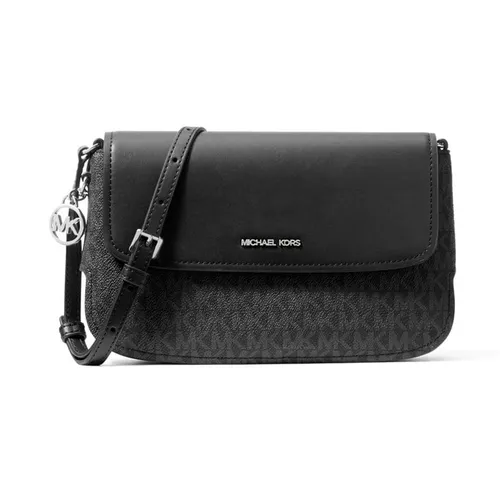 Túi Đeo Chéo Nữ Michael Kors MK Alice Logo Small Crossbody Bag 32R6S0XC1B Màu Đen
