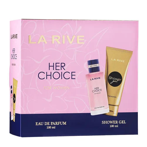 Set Nước Hoa Nữ La Rive Her Choice EDP 100ml + Sữa Tắm Shower Gel 100ml