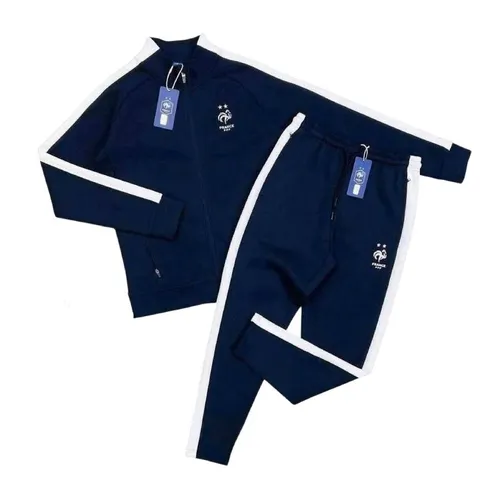 Bộ Thể Thao Nam Le Coq Sportif Tracksuit Màu Xanh Navy Size S (Form Á)