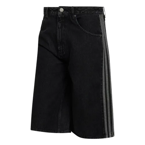 Quần Short Nam Adidas Denim Firebird Adicolor Shorts KD1498 Màu Đen Size 34 inch
