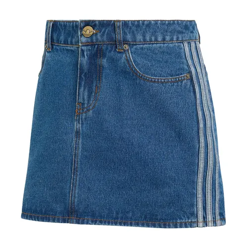 Chân Váy Nữ Adidas 3 Stripes Skirt Denim KD2901 Màu Xanh Blue Size 36
