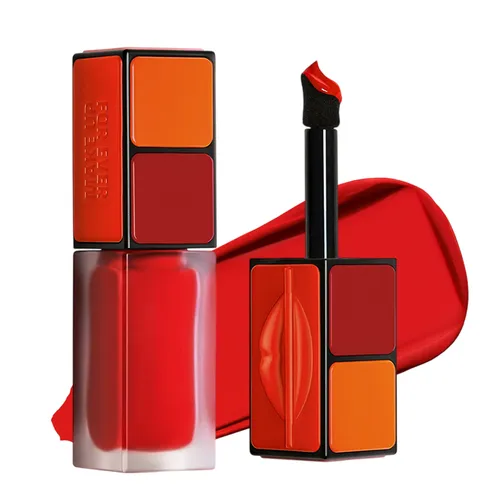 Son Kem Make Up For Ever Artist Liquid Color Multi-Use Lips & Cheeks 438 Steady Red Poppy Màu Đỏ Cam