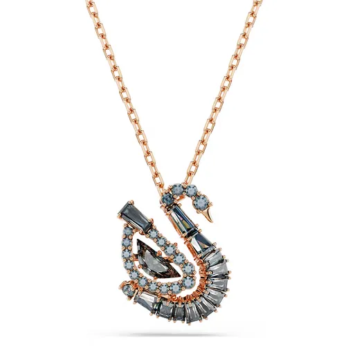 Dây Chuyền Nữ Swarovski Swan Pendant Mixed Cuts, Swan, Gray 5764882 Màu Vàng Hồng/Xám
