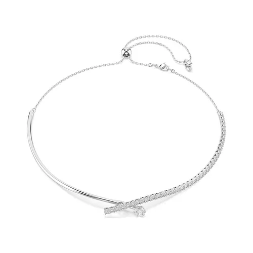 Dây Chuyền Nữ Swarovski Matrix necklace Round Cut, White, Rhodium Plated 5754020 Màu Bạc Trắng
