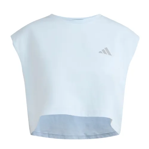 Áo Thun Nữ Adidas Crop Top Adi365 Running Essentials KA0289 Màu Xanh Nhạt Size XS