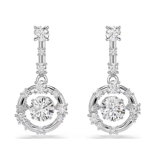 Khuyên Tai Nữ Swarovski Constella Drop Earrings 5738194 Màu Bạc