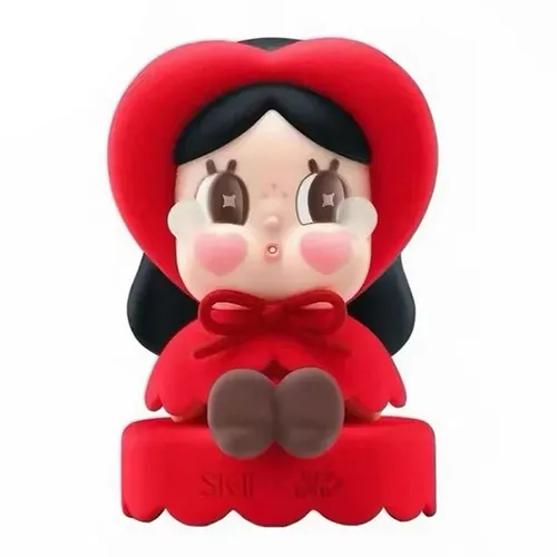 Búp Bê Pop Mart Exclusive Crybaby x SKII Figure Màu Đỏ