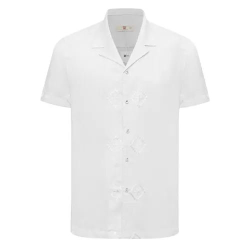 Áo Sơ Mi Nam F2 Fashion & Freedom Linen SMMN027-T-M-1023 Màu Trắng Size M