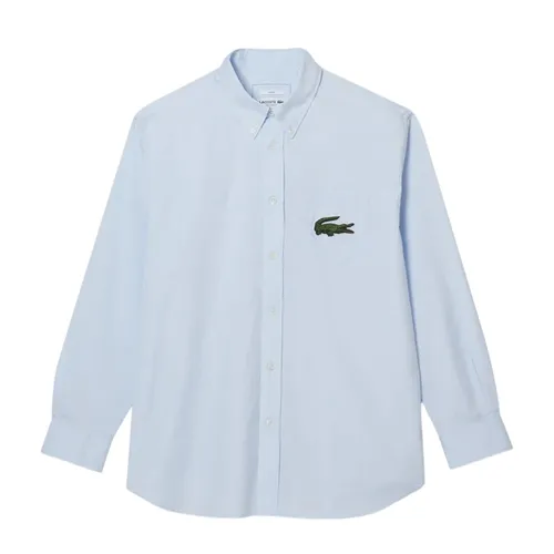 Áo Sơ Mi Nam Lacoste Men's Shirt CH6547 - GN2 Màu Xanh Nhạt Size XS