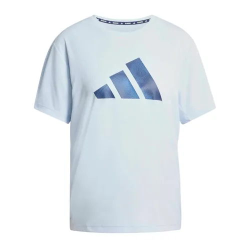 Áo Thun Nữ Adidas adi365 Running Essentials Brand Love T-Shirt KA0278 Màu Xanh Blue Size XS