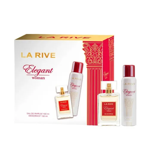 Set Nước Hoa Nữ La Rive Elegant Woman Set 2 Món (EDP 100ml + Xịt Toàn Thân 150ml)