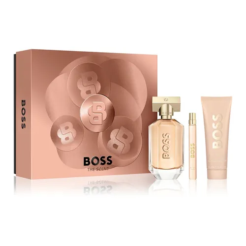 Set Nước Hoa Nữ Hugo Boss The Scent For Her EDP Set 3 Món (Full 100ml + Mini 10ml + Dưỡng thể 75ml)