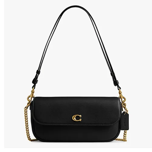 Túi Đeo Vai Nữ Coach Brook Flap Chain Bag CAN90 Màu Đen