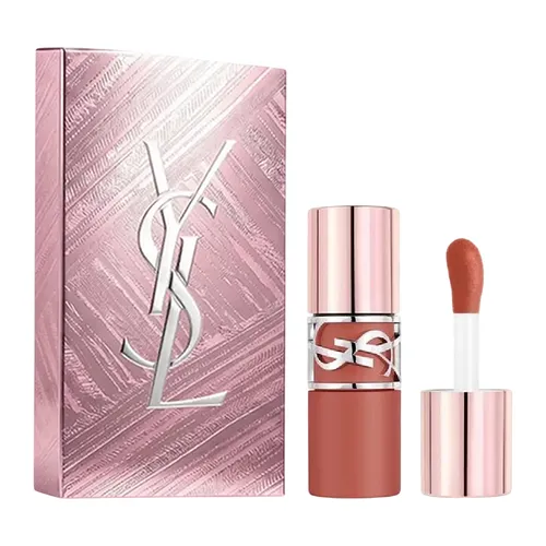 Set Son Kem Yves Saint Laurent YSL Lovenude Lip Stain 610 Nude Champion Màu Nâu Nude 6ml