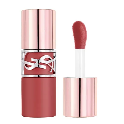 Set Son Kem Yves Saint Laurent YSL Lovenude Lip Stain 530 Cheeky Cherry Màu Đỏ Cherry + Hộp Quà Limited