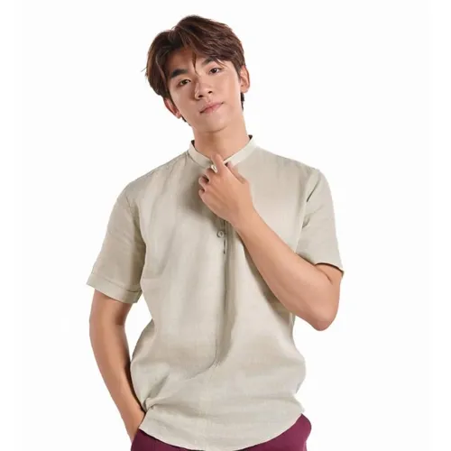 Áo Sơ Mi Nam F2 Fashion & Freedom SMMN021-BE-S-1022 Màu Be Size S