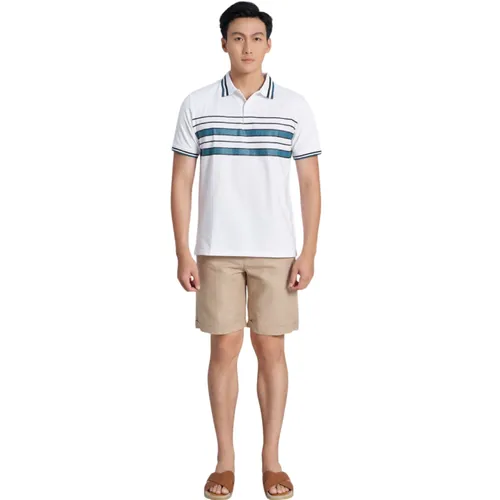 Quần Short Nam F2 Fashion & Freedom Linen Holidays Vibes SN38-K-30-0323 Màu Kem Size 30